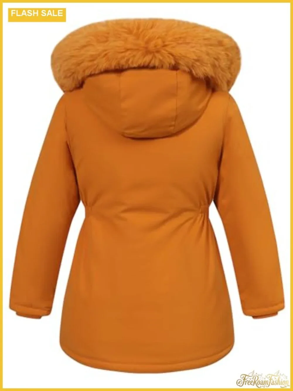 Girls Waterproof Winter Jacket Fleece Lined Hooded Parka Coat
